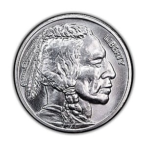1 oz Silver Round Back