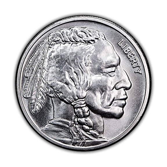 1 oz Silver Round Back
