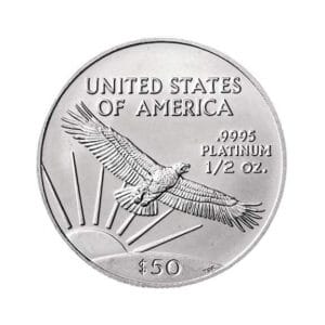 Alternative view of American Platinum Eagle 1/2 oz (Random Year)