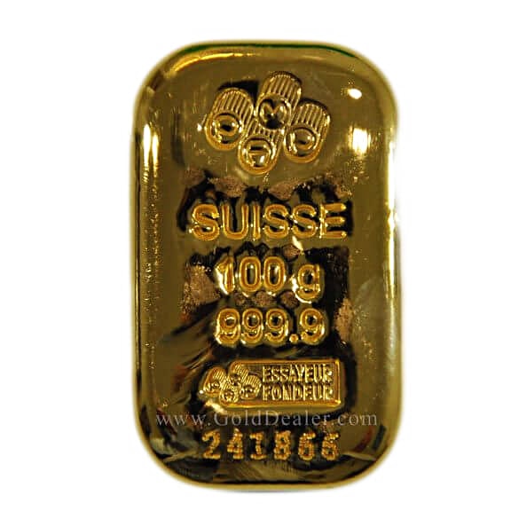PAMP Suisse Gold Bar 100 g