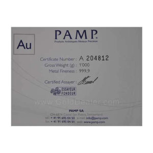 PAMP Suisse Gold Bar Kilo PAMP Suisse Gold Bar Kilo