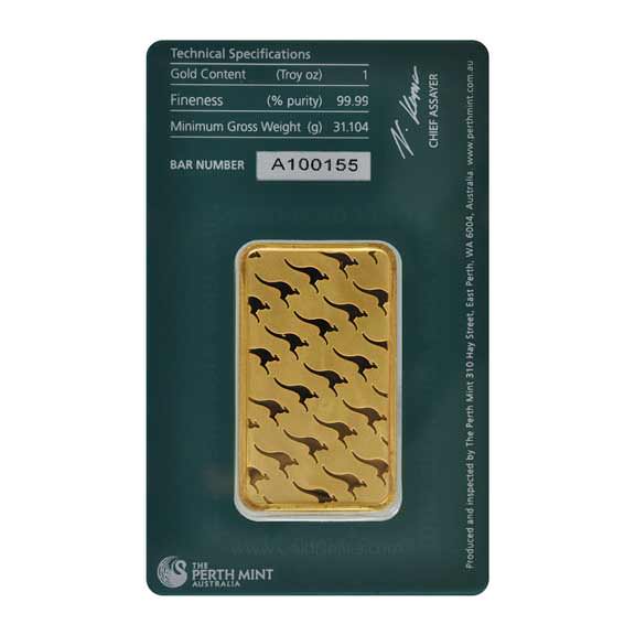 Perth Gold Bar 1 oz