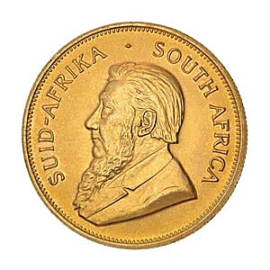 South African Gold Krugerrand 1 oz Back