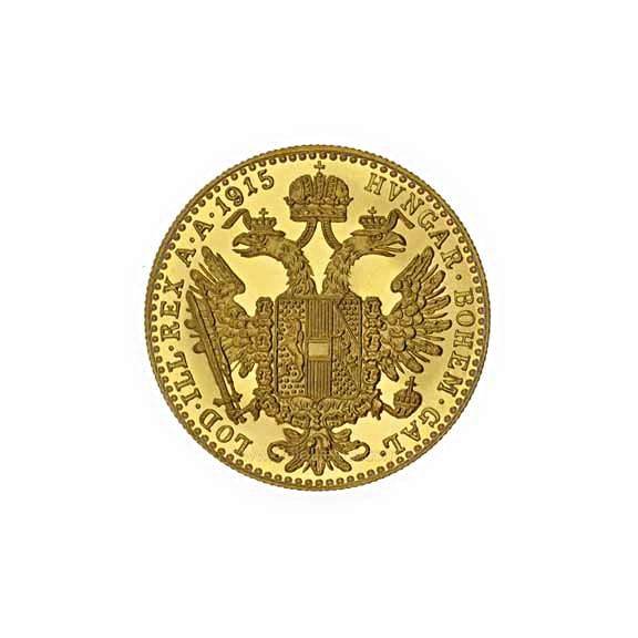 Austrian 1 Ducat Back