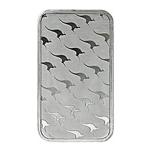 Australian Silver Kangaroo 1 oz Bar Back