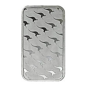 Australian Silver Kangaroo 1 oz Bar Back