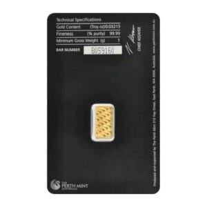 Perth Gold Bar 1 g