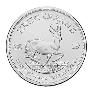 South African Silver Kruggerand 1 oz