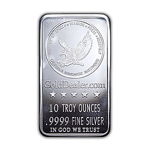 10 oz Silver Bar American Freedom
