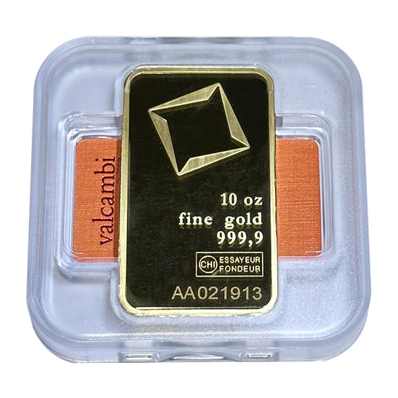 Valcambi Suisse Gold Bar 10 oz
