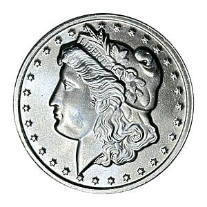 1 oz Silver Round Morgan Type