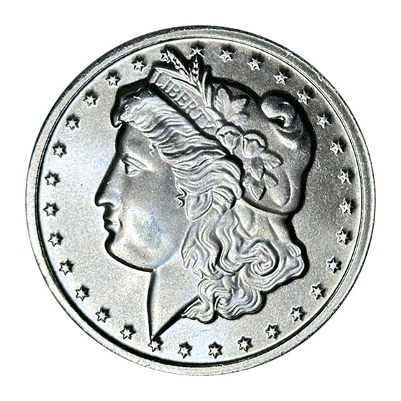 1 oz Silver Round Morgan Type