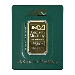 JM Gold Bar 1 oz